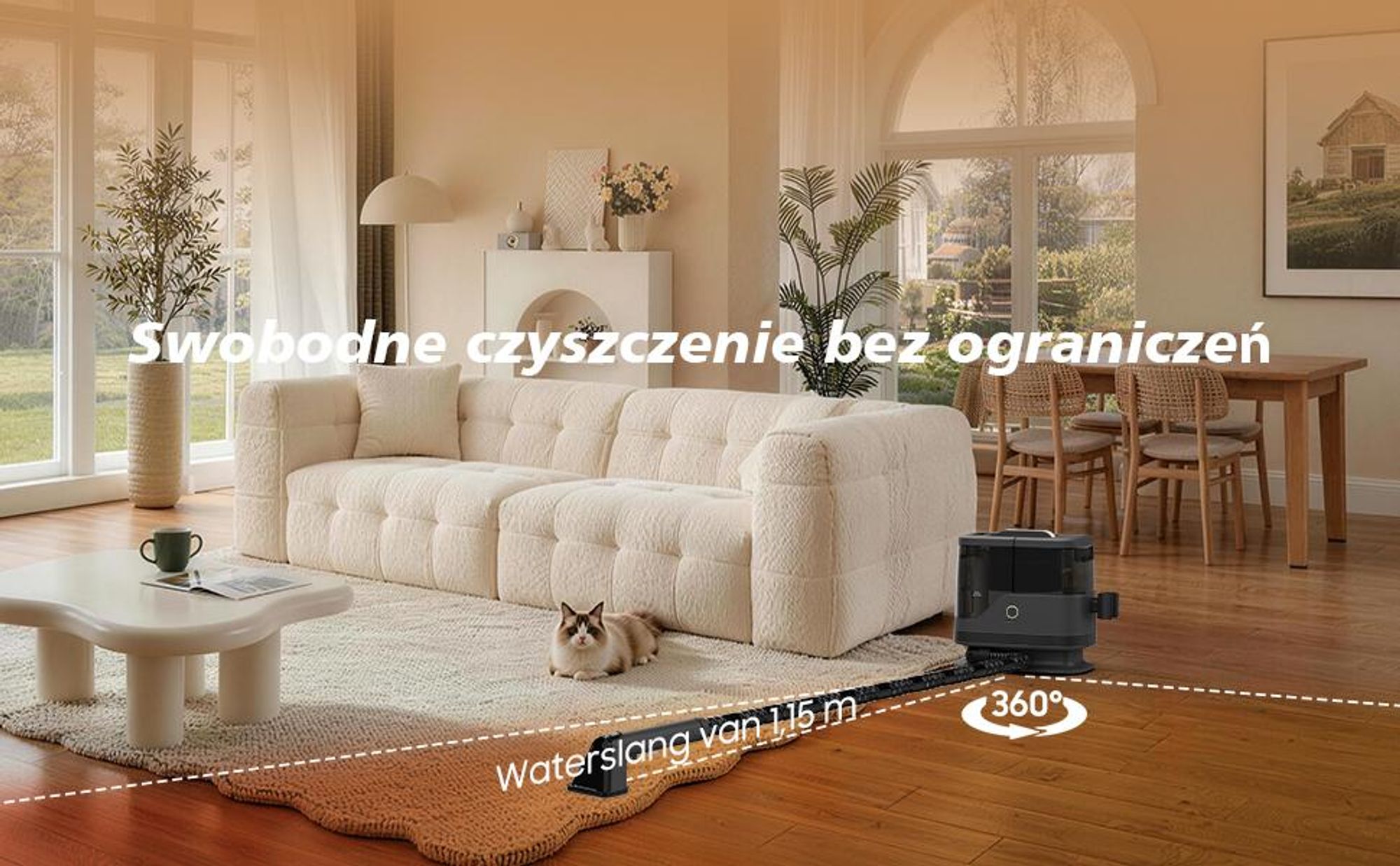 Odkurzacz do tapicerki i dywanów – 400W odkurzacz piorący z siłą ssania 13 kPa, przenośny, do sofy, dywanu i samochodu