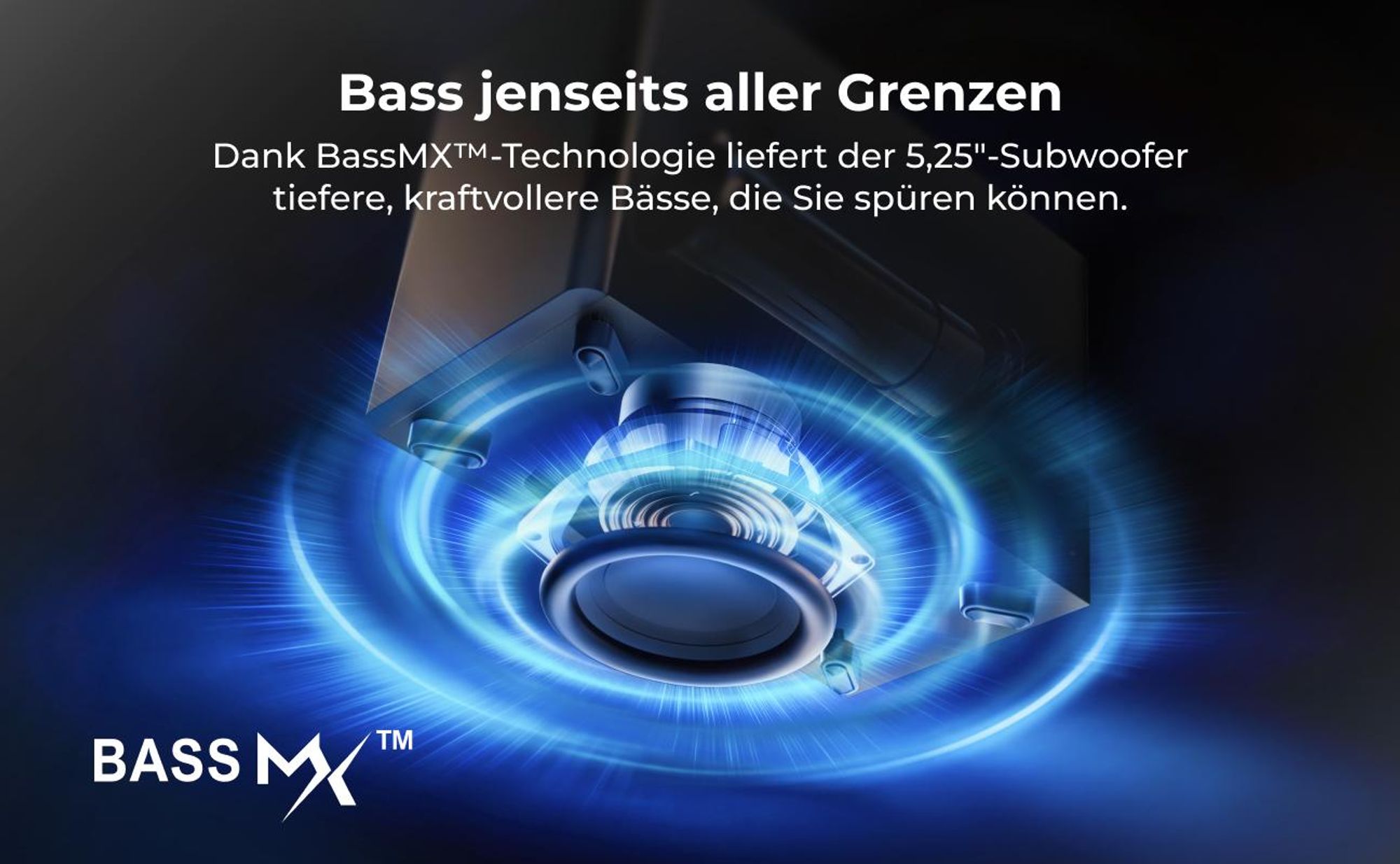 ULTIMEA Poseidon M70 - Soundbar für TV, 3.1.2 Dolby Atmos, kabelloser 5,25" Subwoofer, HDMI eARC, Bluetooth® 6.0, 312 W Spitzenleistung