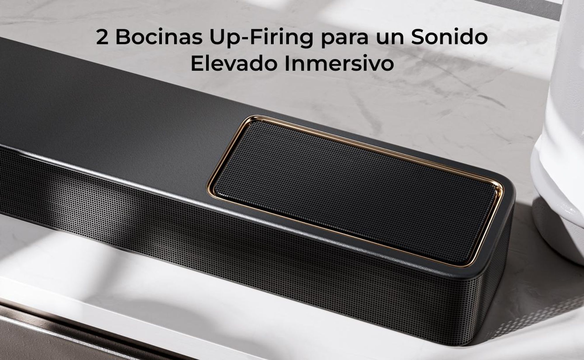 Barra de sonido ULTMEA Skywave Series 5.1.2 con tecnología Dolby Atmos, sistema de sonido envolvente inalámbrico de 530 W, compatibilidad 4K-HDR, HDMI eARC, Bluetooth® 5.4