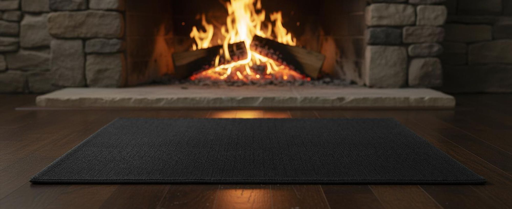 EVOCAMP Brandschutzmatte 30x30cm, feuerfest bis 982 °C, aus voroxidierte Fasern, flexibel, pflegeleicht – Unterlage für Grill & Werkstatt