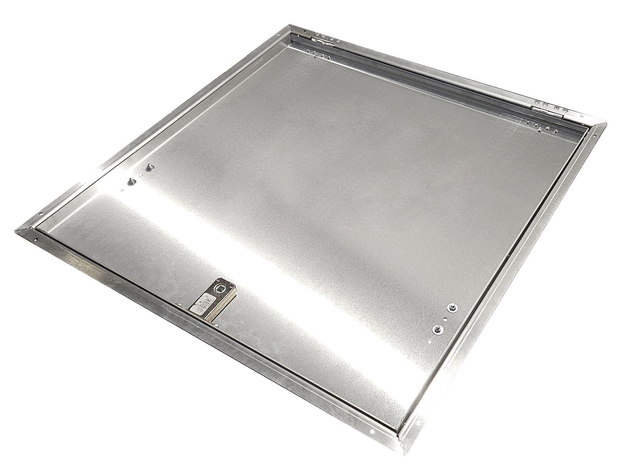 Schachtabdeckung EDELSTAHL 500x500x25 Gullideckel Revisionsklappe + 2 Stoßdämpfer