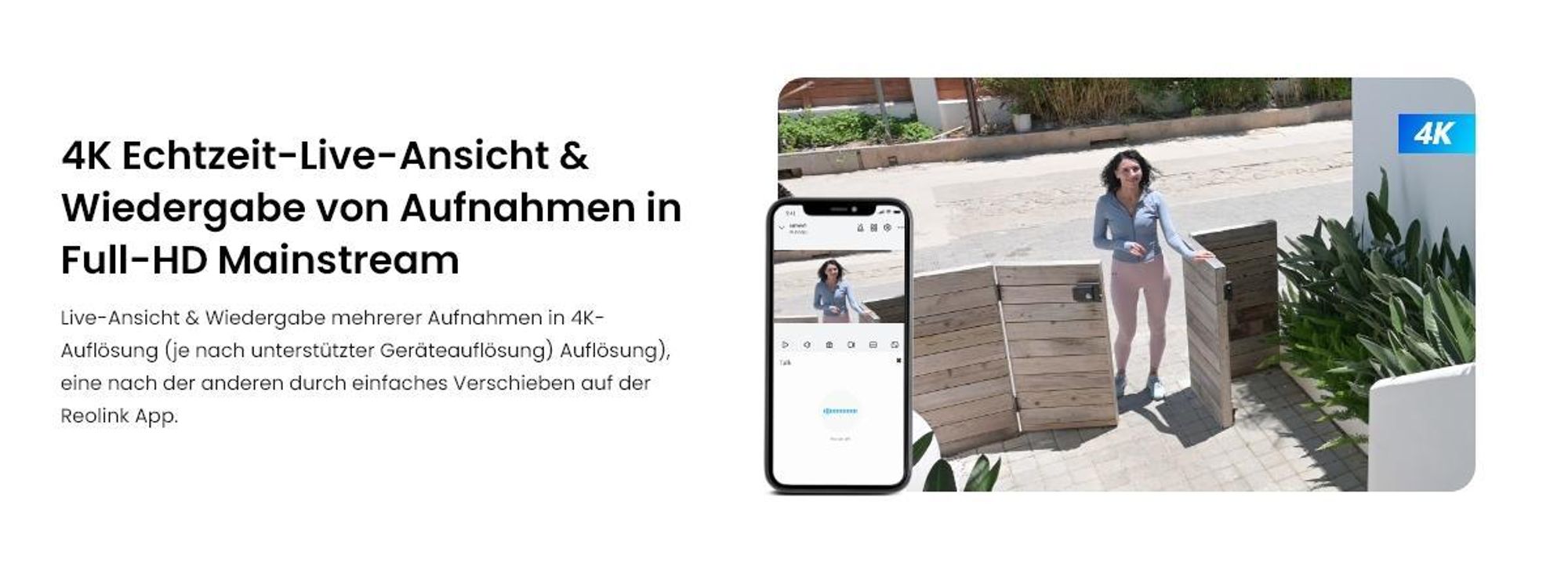Reolink Argus PT Ultra+Solarpanel x2 mit Home Hub, 4K 8MP Akku Überwachungskamera Set, 5/2,4 GHz WiFi, 360° Schwenkbar, Nachtsicht, mit 64GB SD-Karte