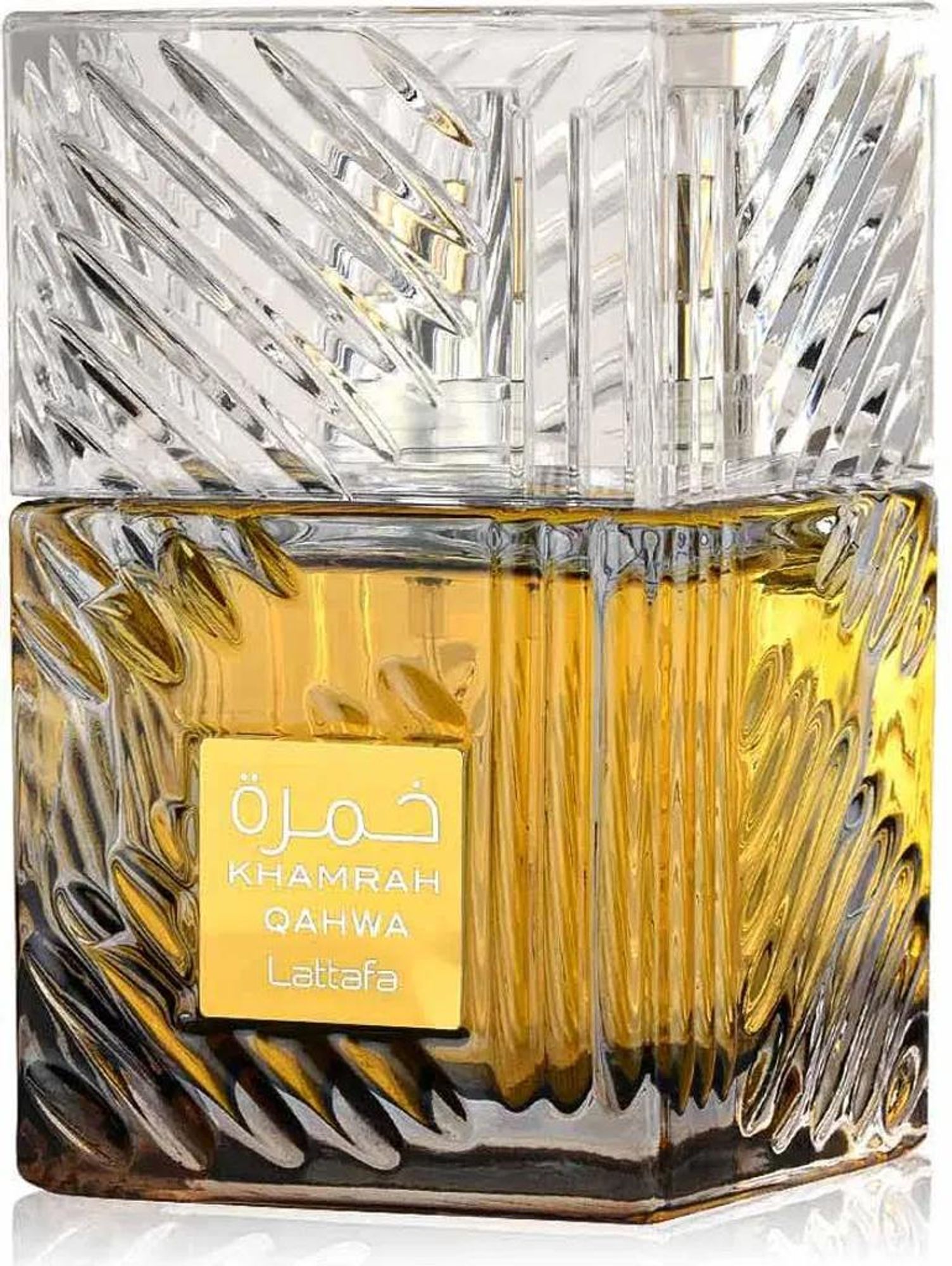 Lattafa Khamrah Qahwa, Unisex, 100 ml, Nicht nachfüllbare Flasche, Flüssiges Parfüm, Kardamom, Zimt, Ingwer, 1 Stück(e)