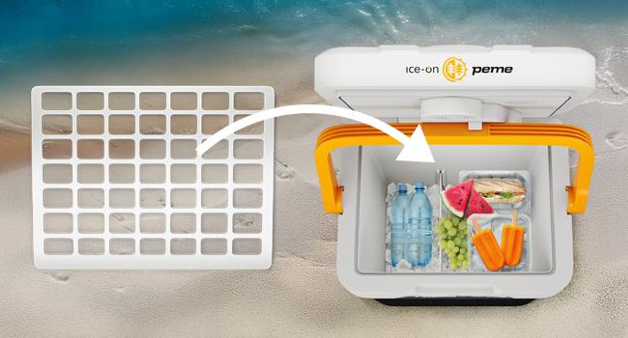 PEME Essential 26L Elektryczna lodówka samochodowa – z zasilaniem z gniazdka samochodowego i domowego. Torba termoelektryczna. Mini lodówka samochodowa. Torba termiczna. Do użytku na świeżym powietrzu. Niezwykle cicha