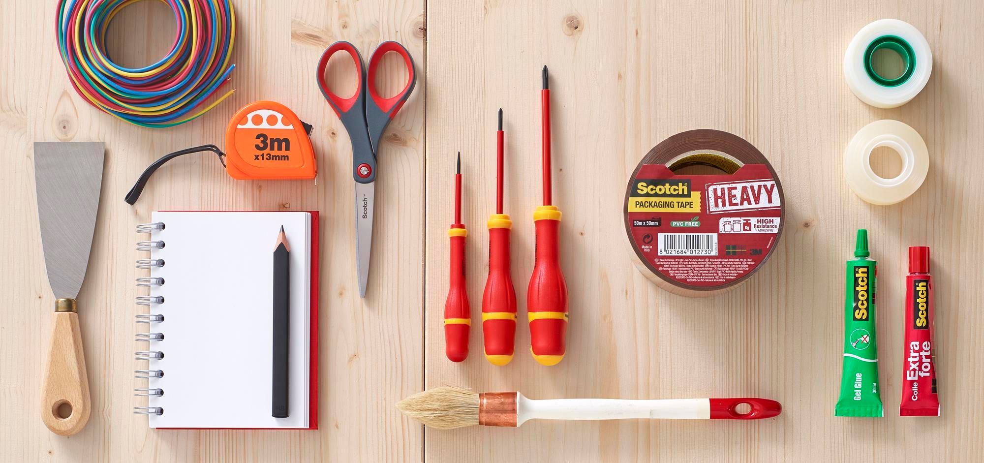 Scotch® Schere Präzisionsschere - Edelstahllklinge Rot - 18 cm 1 Stück