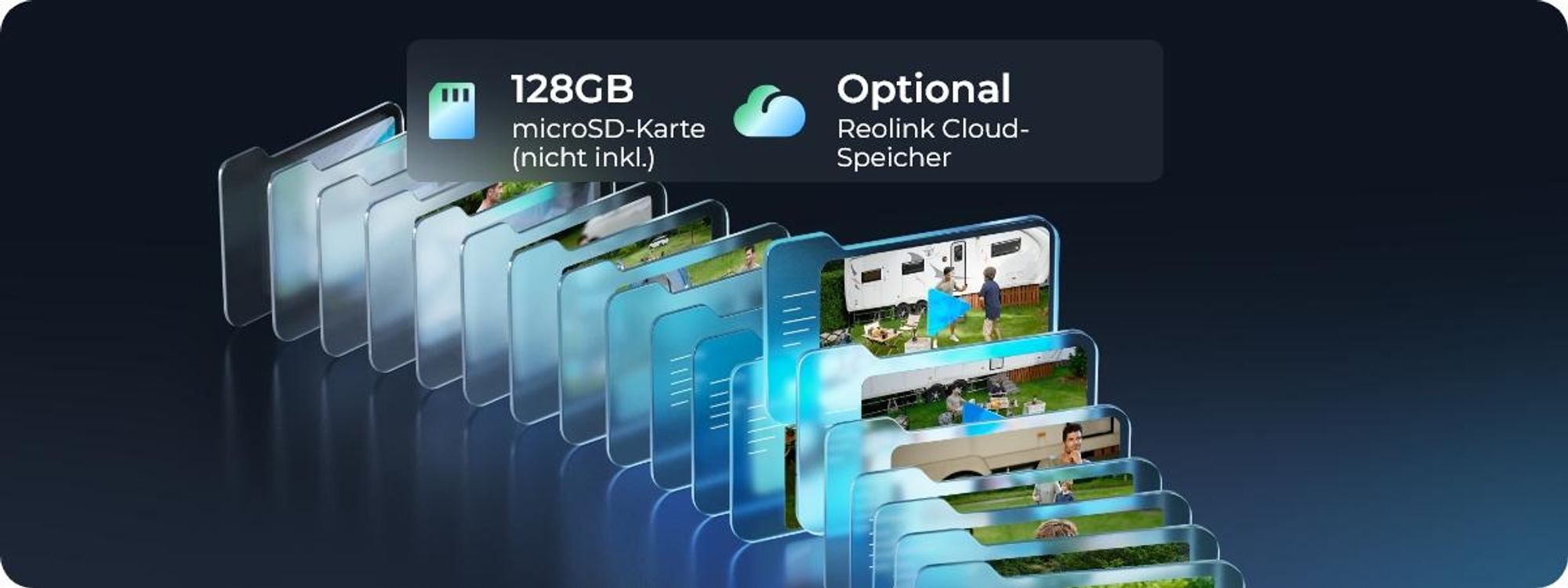 Reolink Go Ultra+Solarpanel, 4K 8MP Akku 4G LTE Überwachungskamera, Personen-/Fahrzeug-/Tiererkennung, Nachtsicht, 2-Wege-Audio, IP65, mit SIM Karte