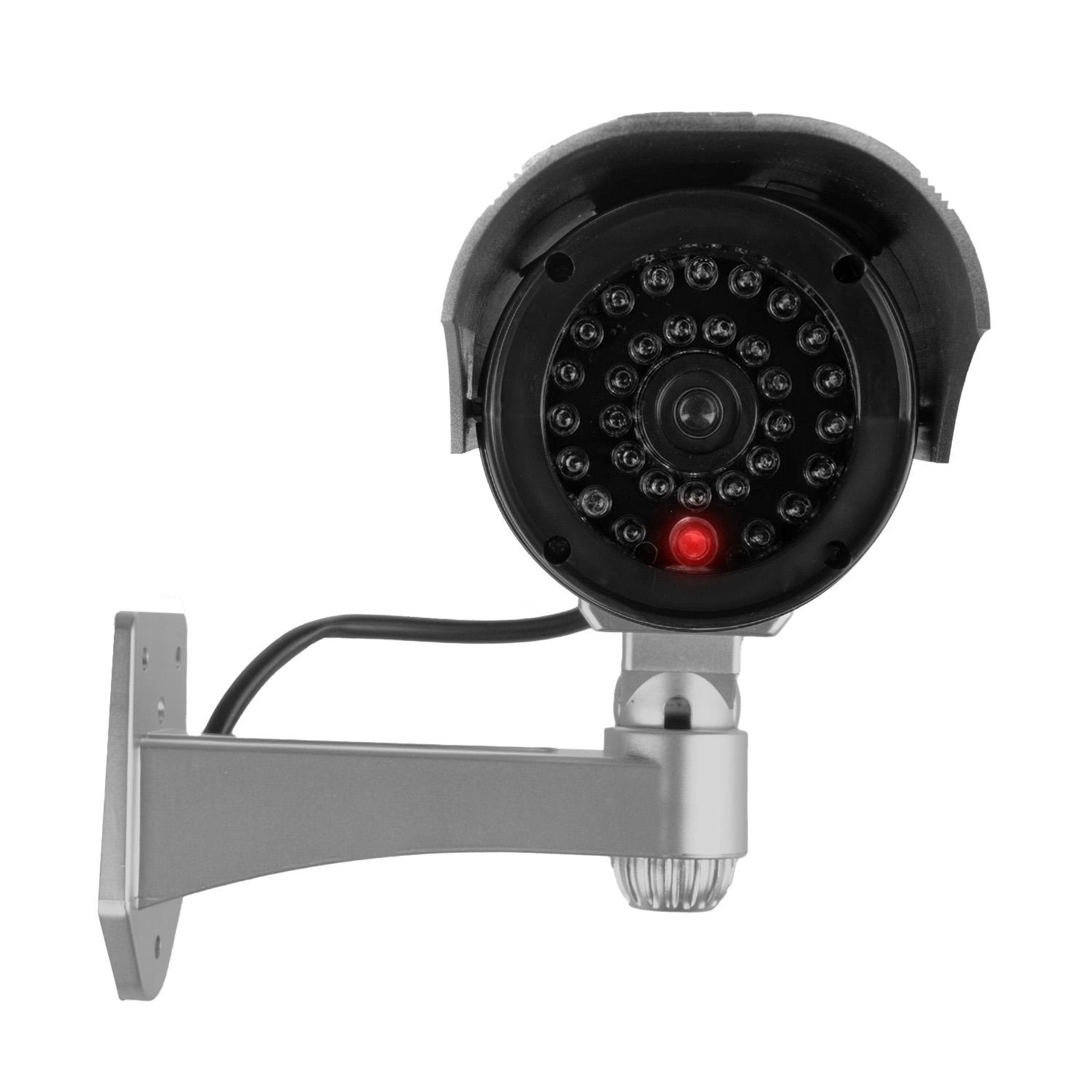 Kamera Dummy LED Überwachungskamera Attrappe Alarmanlage CCTV Camera Solar