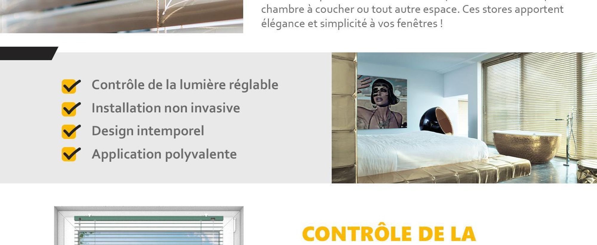 time4blinds – Store Occultant sans Percage – Store Enrouleur – Adhésive, Cassette Aluminium – Brillance Blanche, Gauche, 900x1200