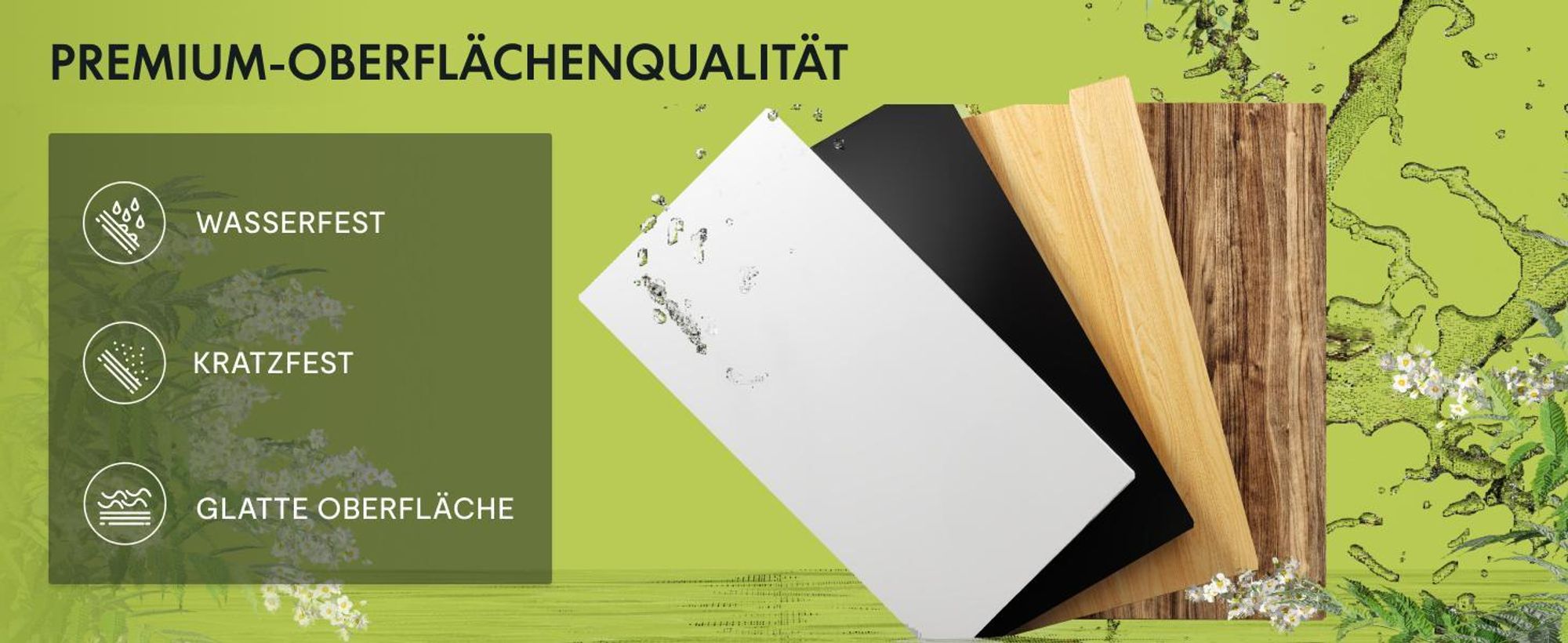 FLEXISPOT Höhenverstellbarer Esstisch 180x80 cm, elektrisch, stabile 4 Beine, bis 150 kg, mit Memory-Funktion, modernes Design für Esszimmer, Braun