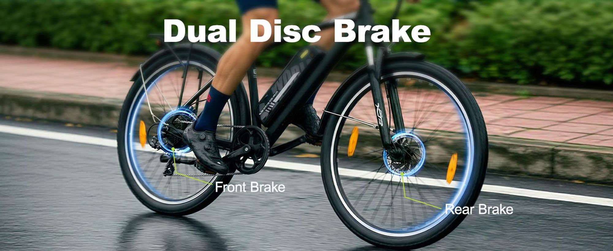 A31 E-Bike Citybike 27,5 Zoll, 150kg, 800 lm LED, herausnehmbarer 36V 12,8Ah Akku, Shimano 7-Gang, Scheibenbremsen, Pedelec 25 km/h, 250W Motor