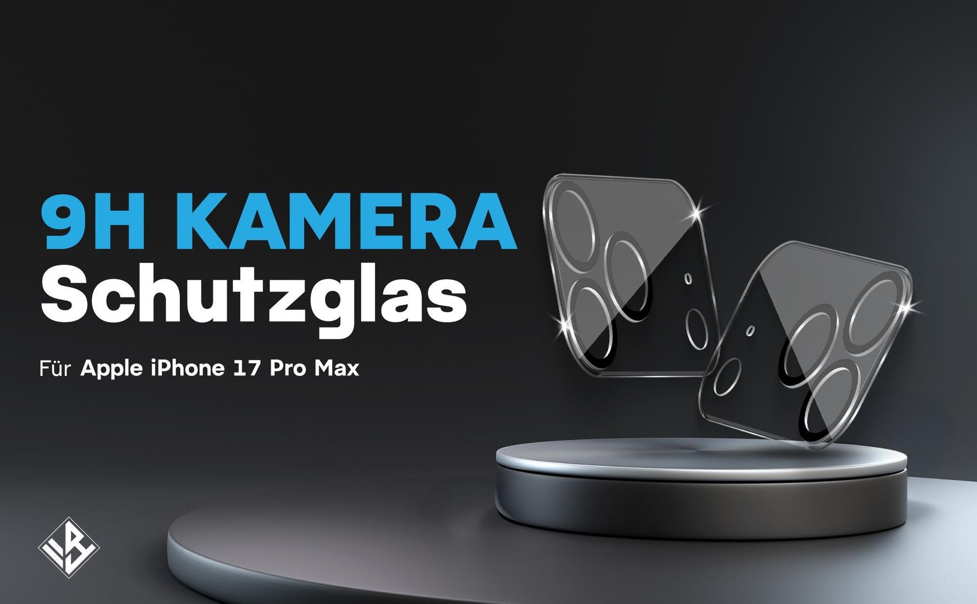 2er Set Kameraschutzglas für Apple iPhone 17 Pro Max in 9H Härte