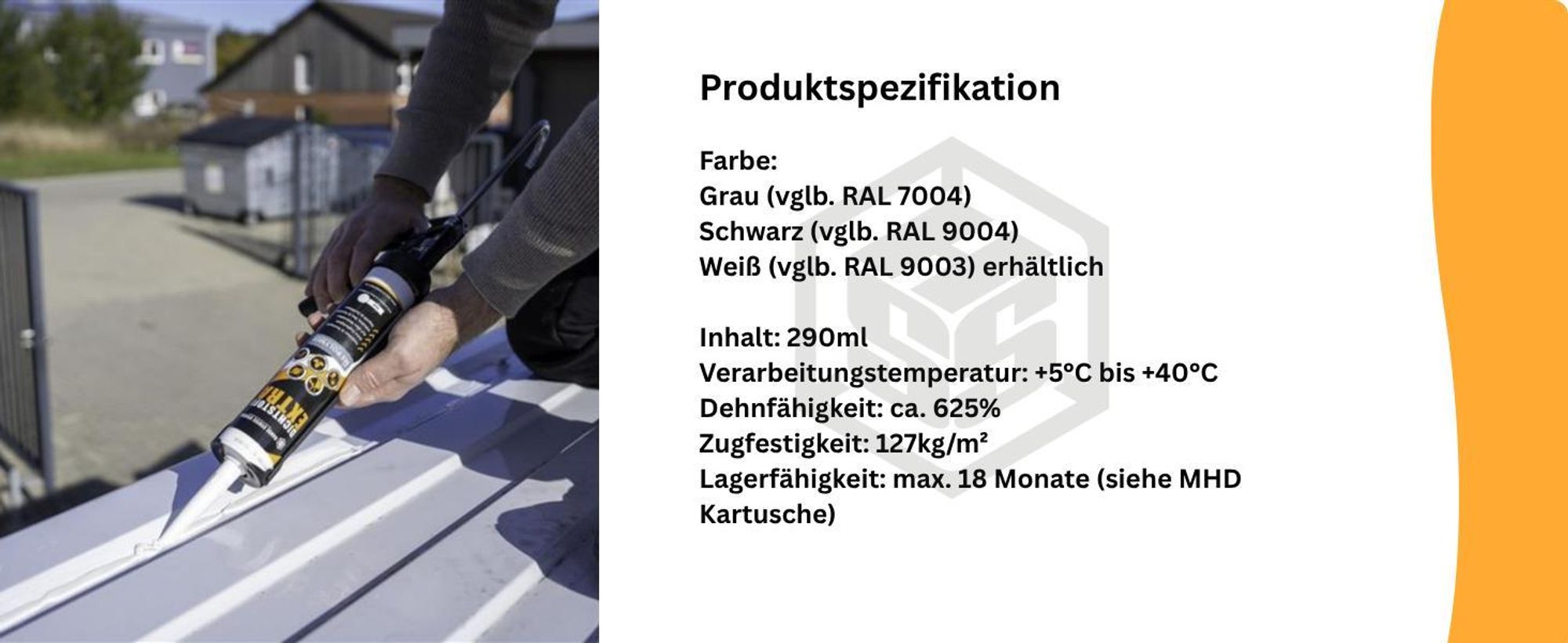 Dichtstoff FLEX 290ml Grau – Elastischer Fugendichtstoff für Dach, Bad & Bau, wasserdicht, UV- & witterungsbeständig, überstreichbar, lösemittelfrei