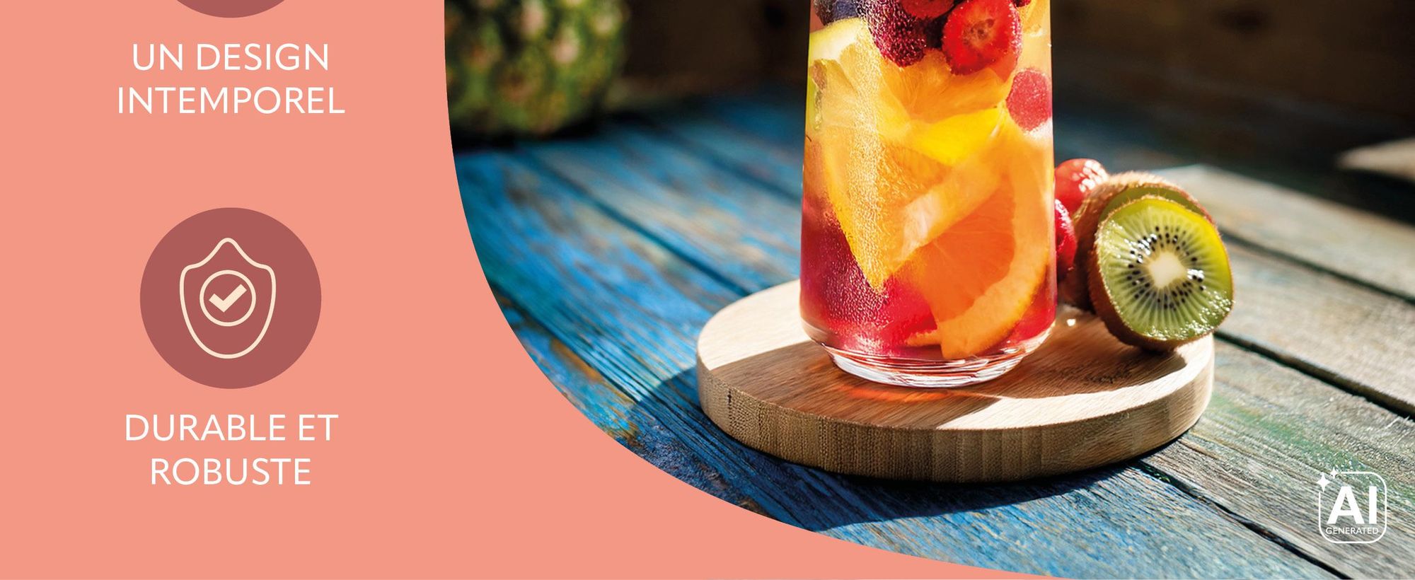 Pailles en acier inoxydable dans un verre à cocktail