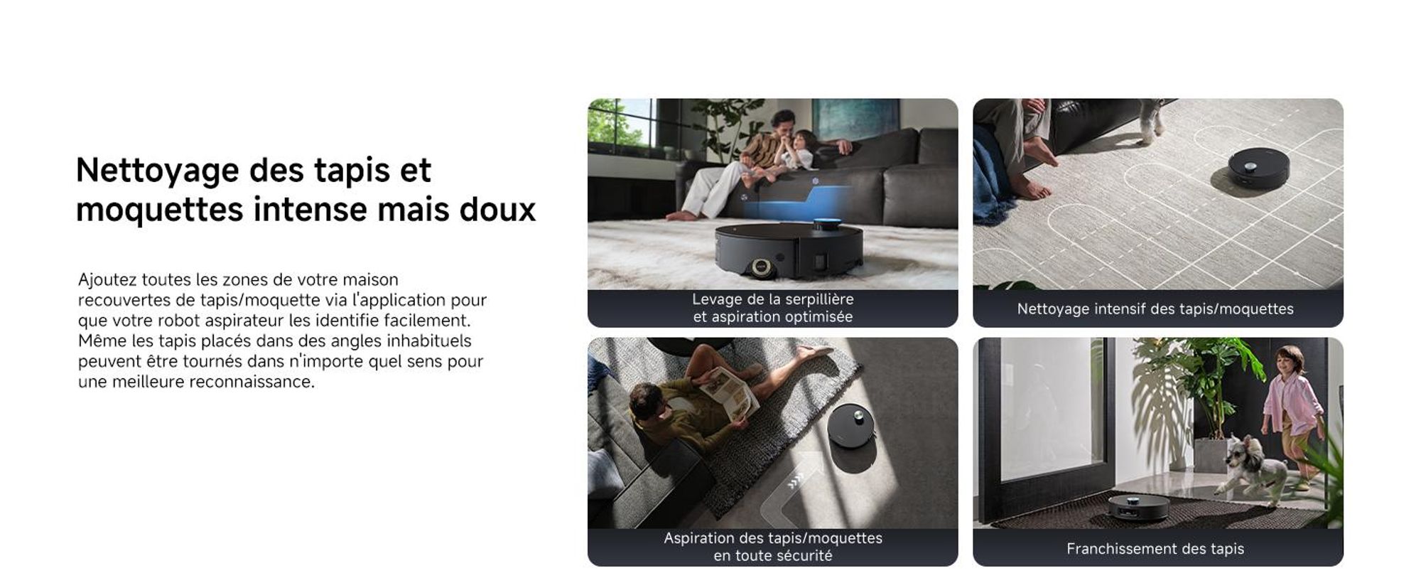 Dreame Aqua10 Ultra Roller, Sans sac, Noir, Sac à poussière, 3 roues, 0,2 l, Rechargeable, Purification