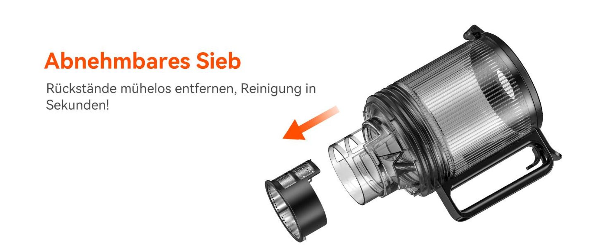 CelerySpec SJ-048-EU-SS Entsafter - Für Ganze Gemüse und Obst 250W Leistung 1.8L Kapazität Saftpresse lebensmittelechtes Material Edelstahl 130 mm Einfüllöffnung Rücklauffunktion - Silber