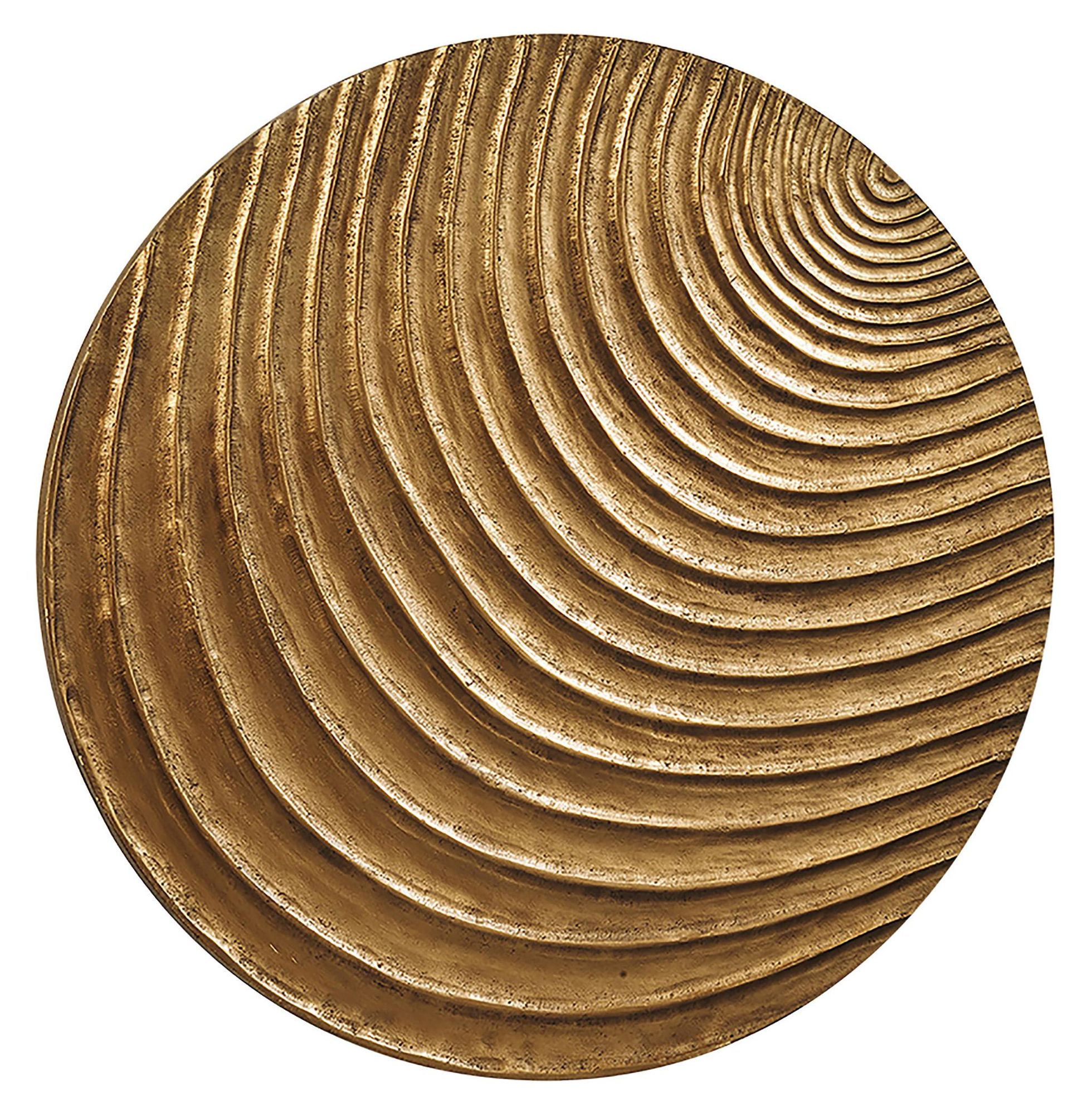 Kobolo Wandbild MUMBAI aus Holz – MDF – goldfarben - Wandkunst Wall Picture Deco Deko Wohnzimmer Einrichtung Home Living Room Modern Esszimmer Büro