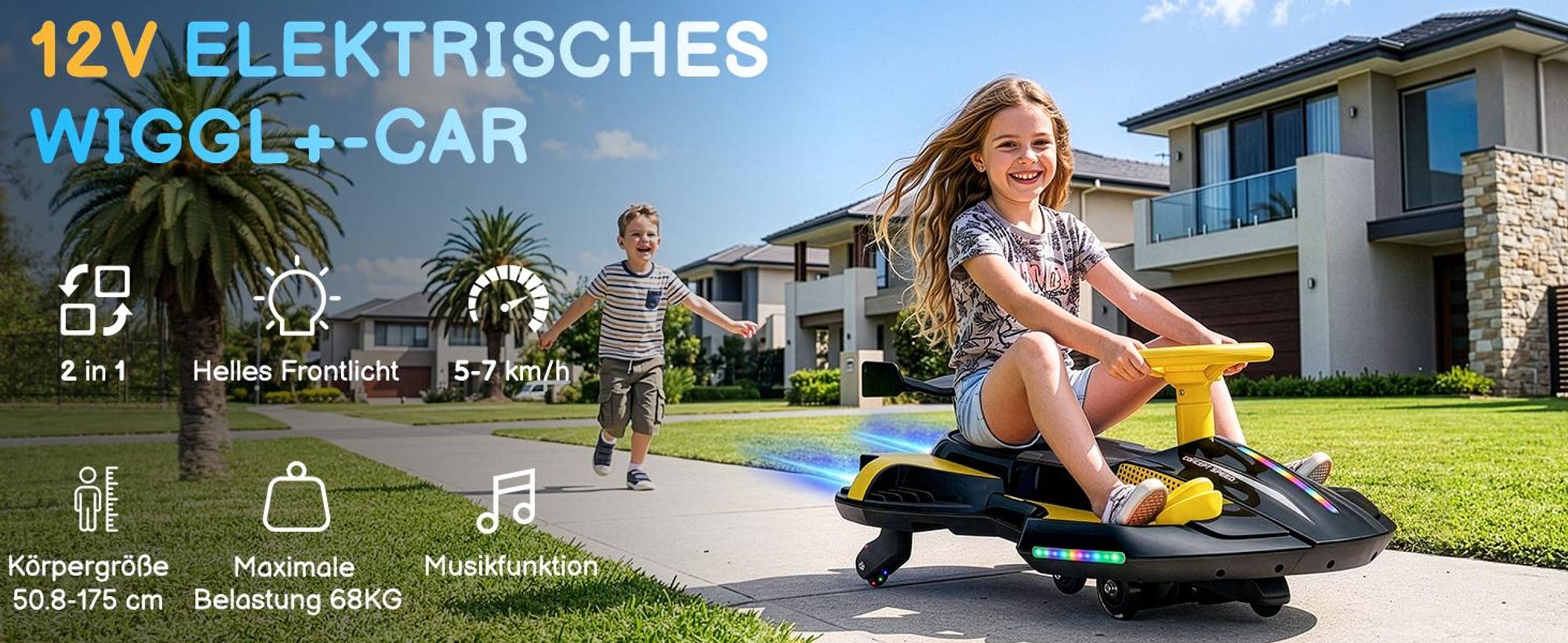 Elektroroller mit Sprühfunktion 35W 12V 4,5Ah