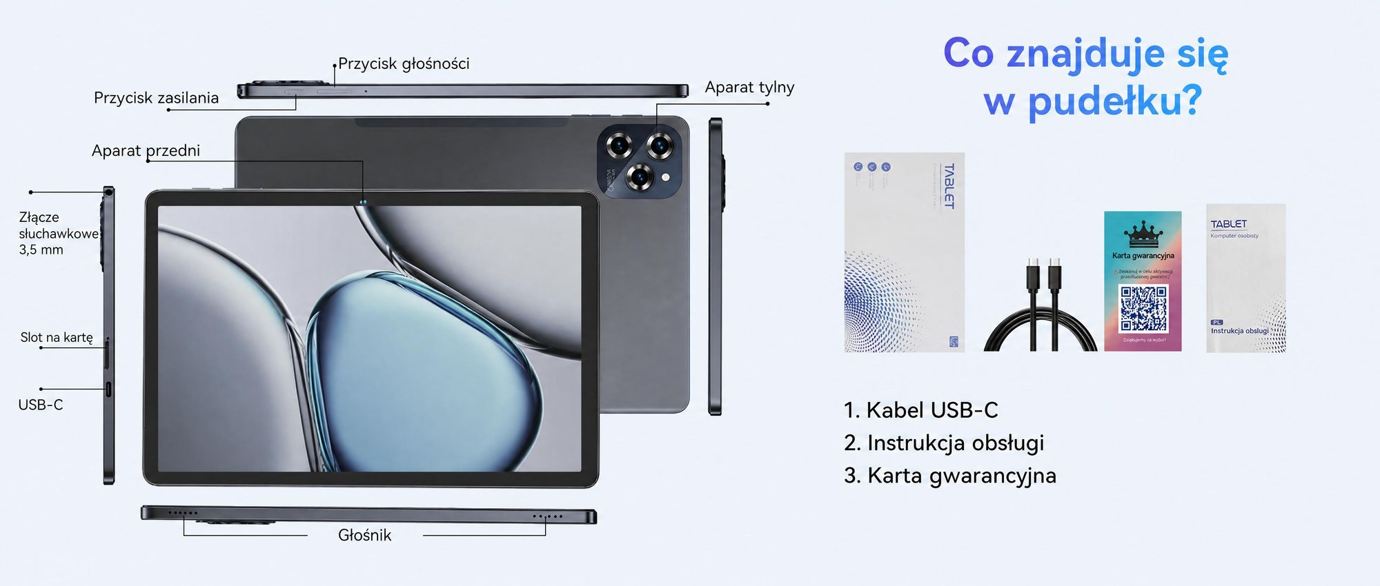 BESTTAB W90 11-calowy tablet Android 15, 256 GB przestrzeni dyskowej, 1920 x 1200 pikseli, Android 15, 24(8+16) GB RAM, 5G WiFi, Bluetooth, bateria 8000 mAh,