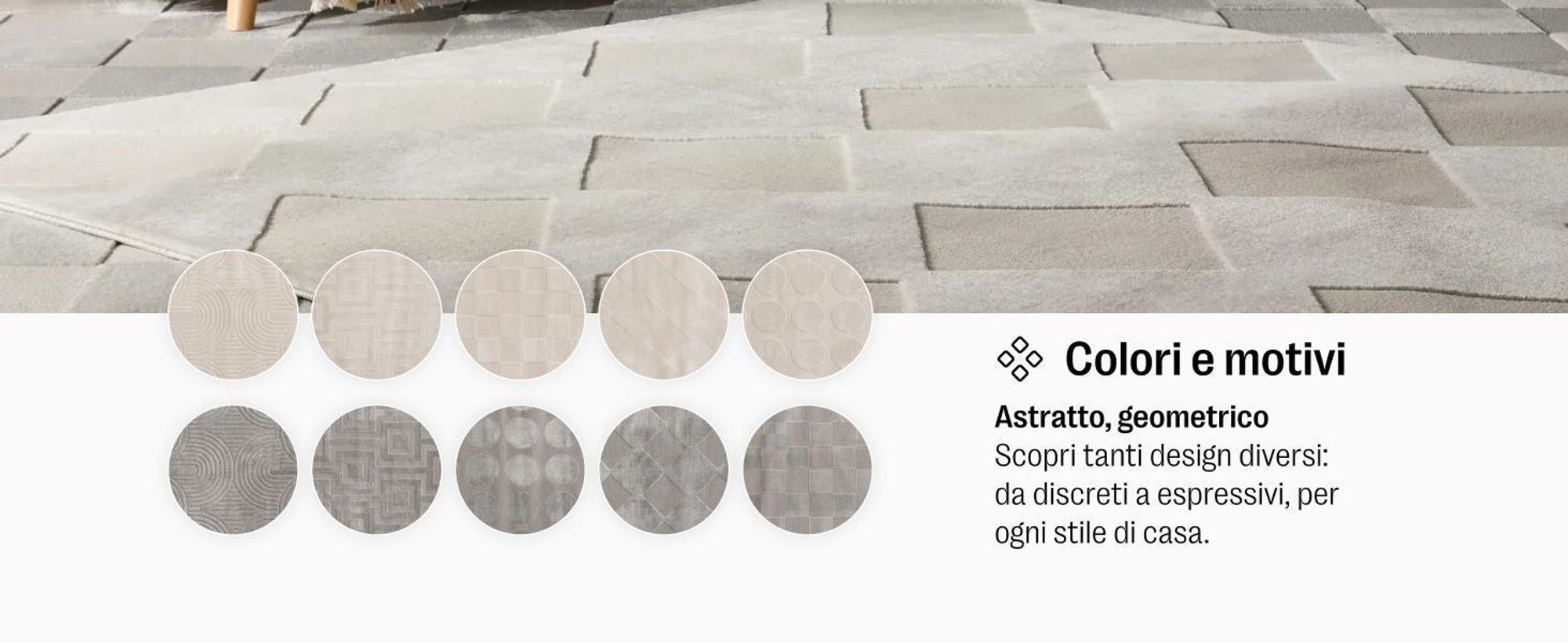 benuta tappeto soggiorno Claire Grigio 160x230 cm tappeto soggiorno rettangolare fantasia moderno pelo corto scandinavo