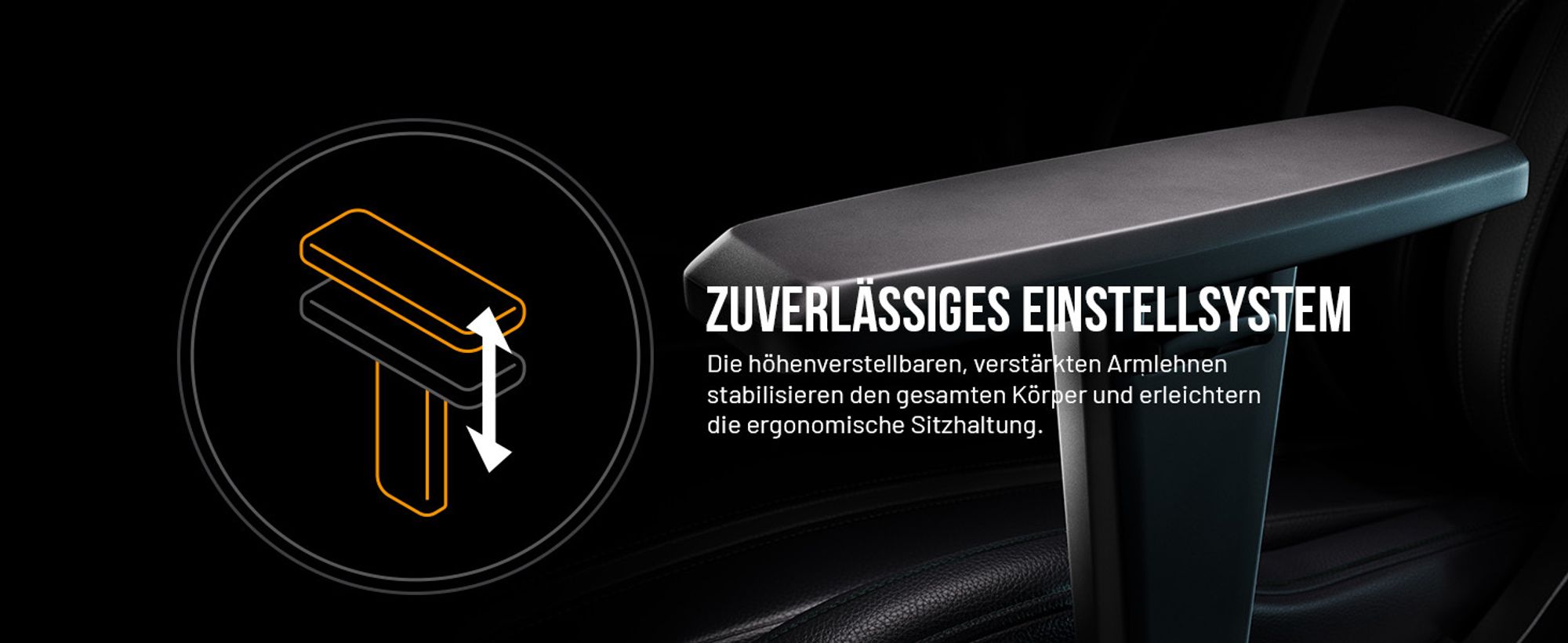 Diablo X-One 2.0 Gaming Stuhl Bürostuhl Schreibtischstuhl Verstellbare Armlehnen Ergonomisch Nacken/-Lendenkissen Farbe: Schwarz, Größe Normal
