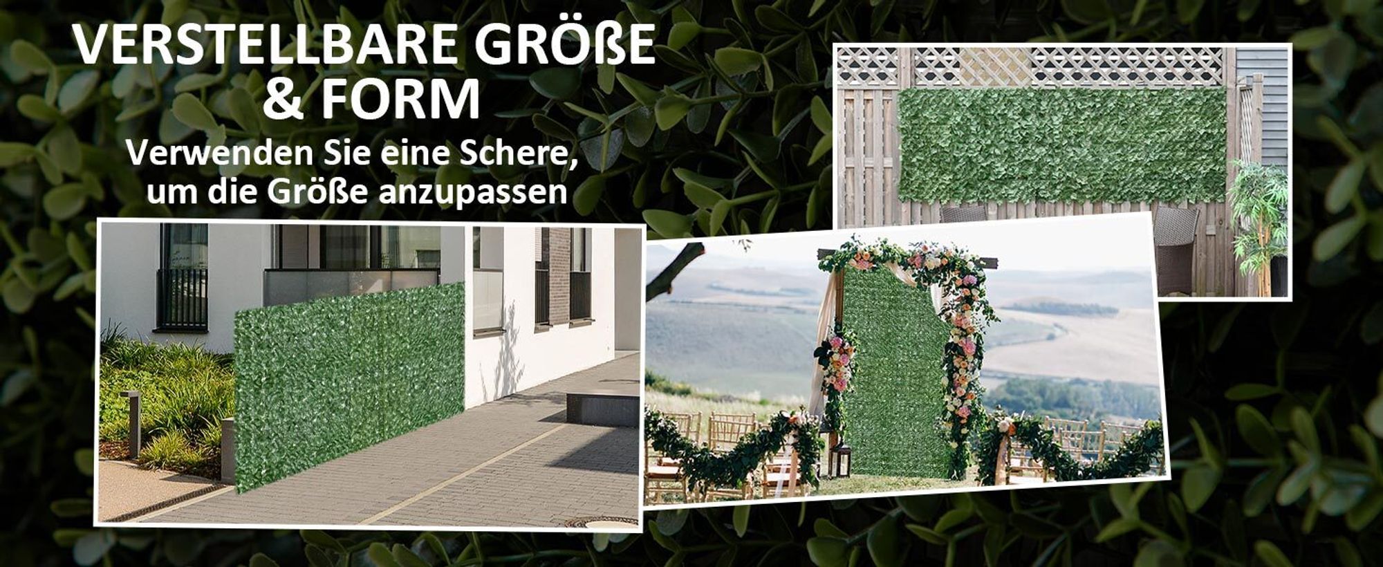 künstliches grün Künstlicher Zweig Coniferae, grün – Das Wohngut main image 1