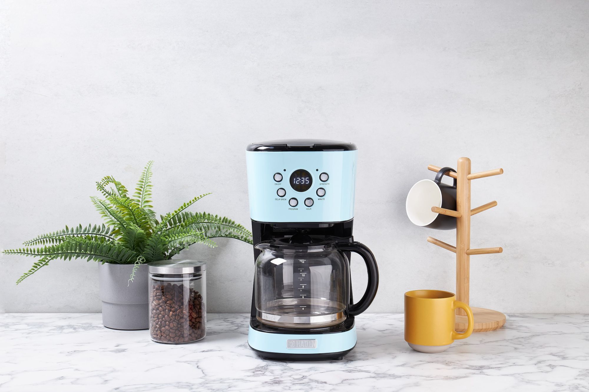 Haden kávovar Heritage Turquoise 1,8 l, barva tyrkysová