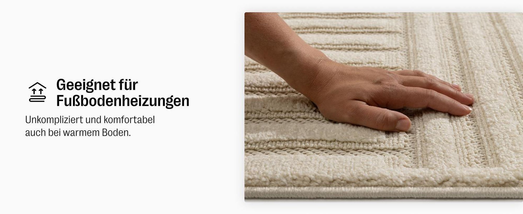 benuta Teppich Wohnzimmer Leo Hellgrau 160x230 cm Wohnzimmerteppich Rechteckig Muster Kurzflor Flauschig Weich
