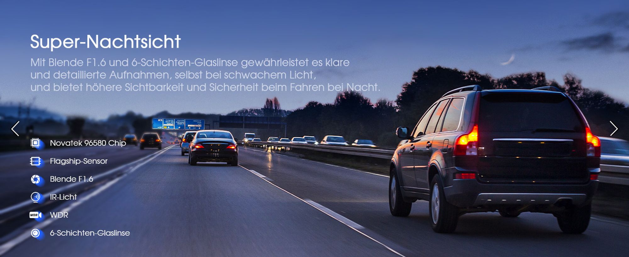 5K 3-Kanal-Dashcam Auto Wi-Fi,GPS,3lens 4K+1080P+1080P Vorne Hinten Innen Autokamera