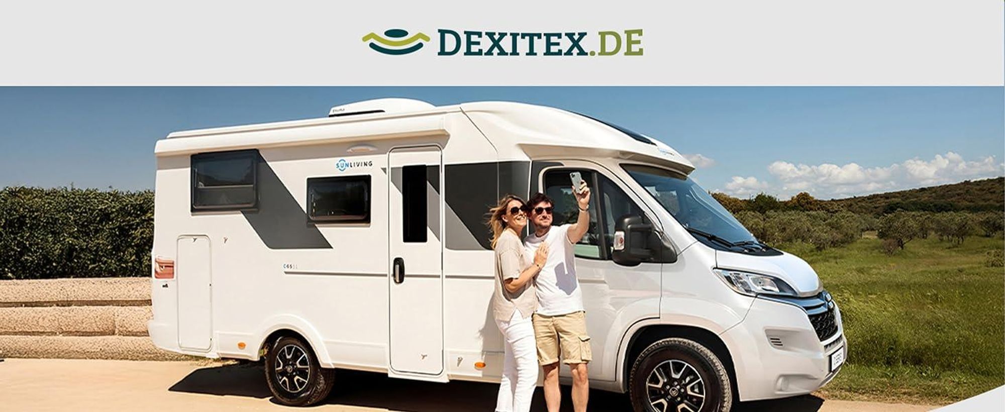 Dexitex Weiß Molton Matratzenschoner für Queensbett, 135–160 × 190–210 cm, 100% Baumwolle für Wohnwagen und Wohnmobile