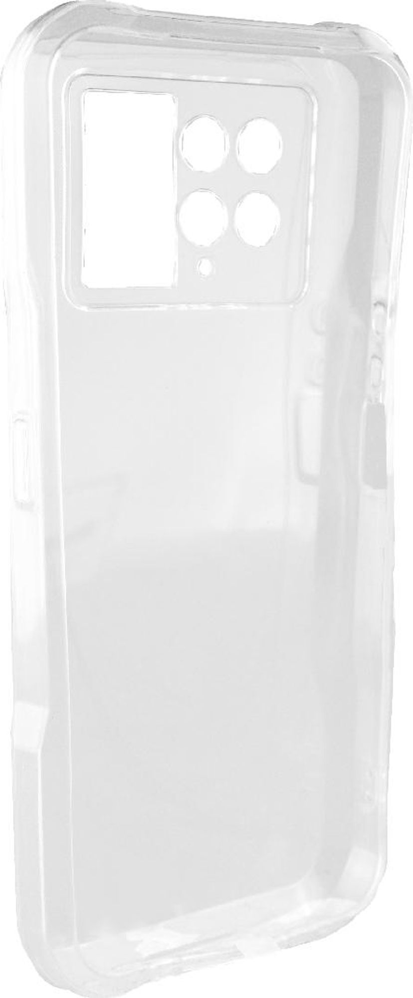 caseroxx Schutz-Hülle TPU-Hülle kompatibel mit Doogee V20, Gummi Handy Tasche transparent Bild 3