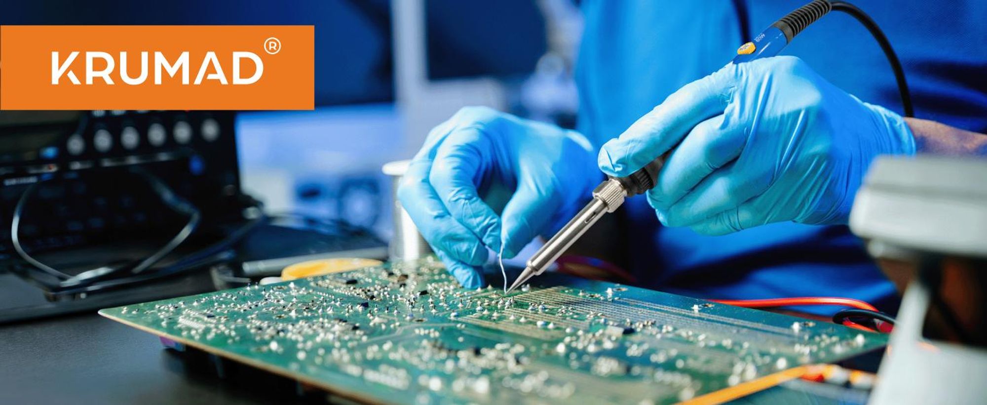 KRUMAD Lötkolben Set Elektrisch, Präzisions Feinlötkolben bis 200C, Lötkolben für Elektronik, Kabel und DIY Reparaturen, Metallspitze