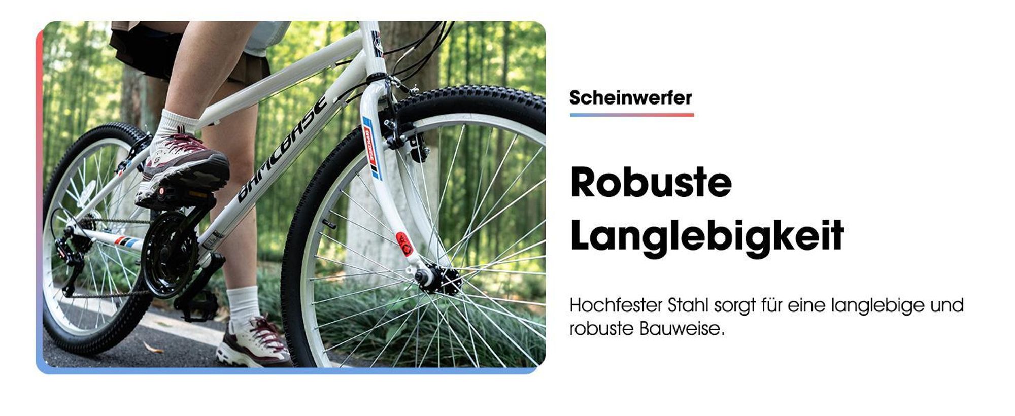 Hiland Mountainbike 26 Zoll für Jugendliche & Erwachsene, 18-Gang Fahrrad mit Doppel-V-Bremse, High Kohlenstoffstahlrahmen MTB Fahrrad für Jugend Frauen