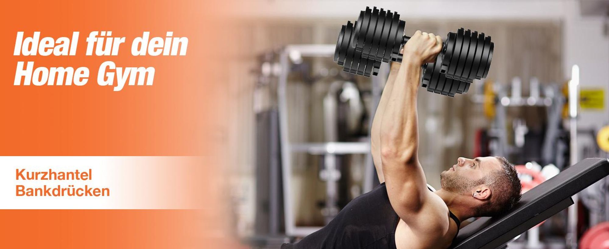 DH FitLife Verstellbare Hanteln 12 kg, 2,5-12 kg, 10 Gewichtsstufen, mit Ablageschale, platzsparend