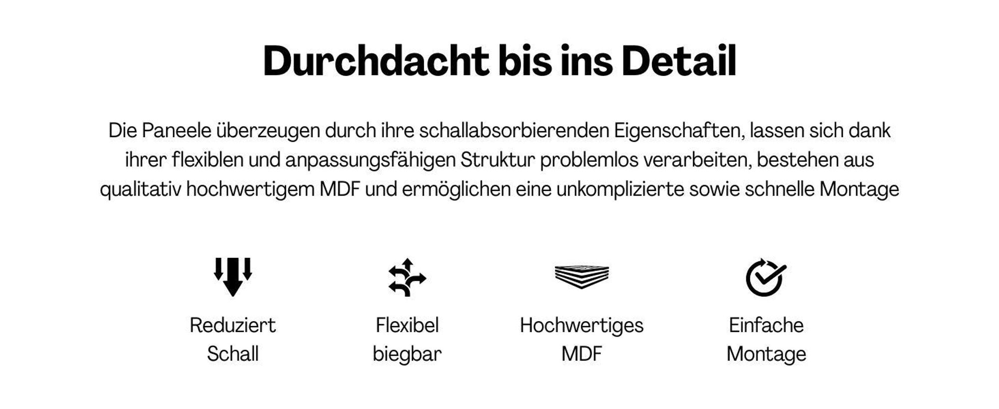 AKUSTIKO Lamella Akustikpaneele 4 Stück 280x60cm - flexible Filz MDF Wandpaneele fugenlos - überlappende Holz Lamellenwand, Paneel grau - Akustik Wandverkleidung (6.72m² Grey Ash)