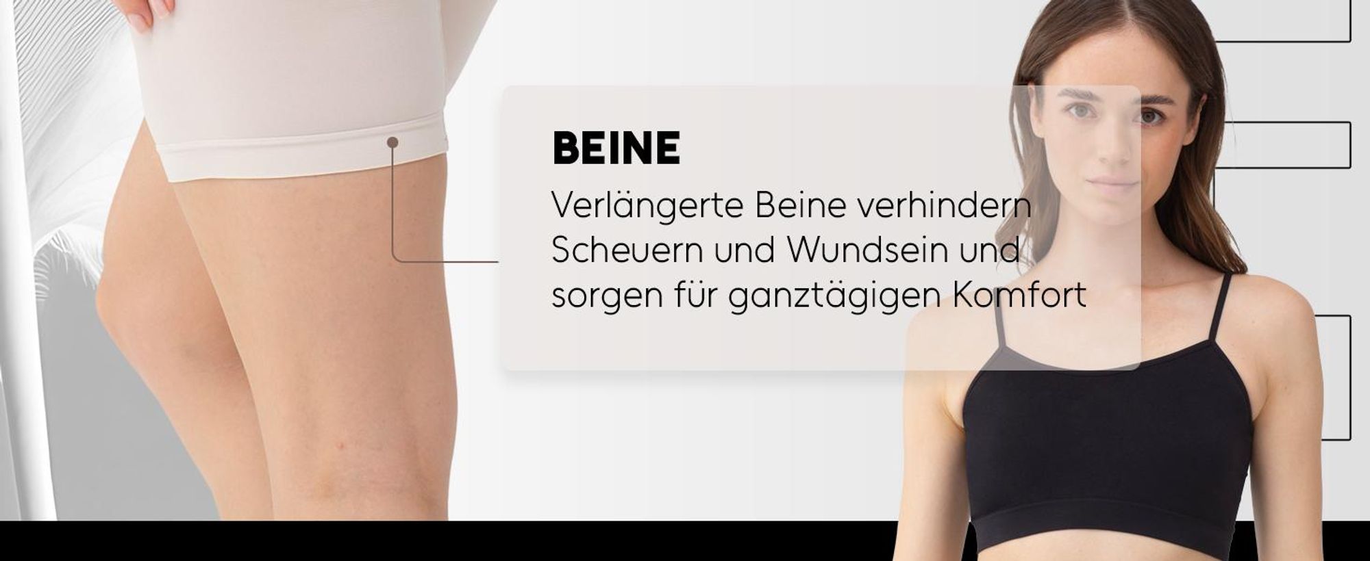 Gatta - Miederhose Damen - Unterhosen Damen Nahtlos Knielang - Nude - XL