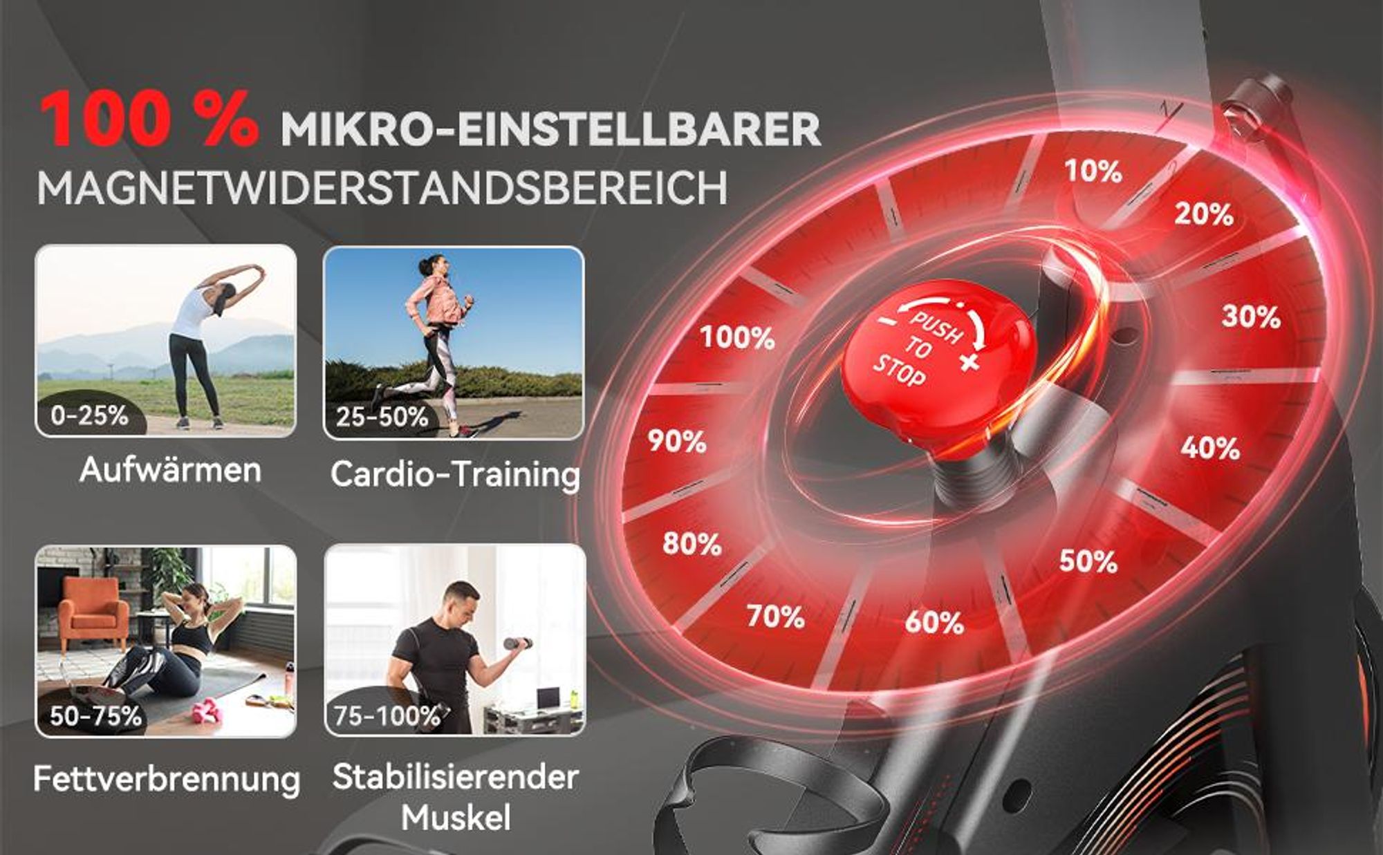 Heimtrainer Fahrrad mit App, Advamsoler Leises Ergometer Hometrainer Fahrrad mit LCD-Monitor & Tablet-Halter, Indoor Bike für Kardiotraining zu Hause