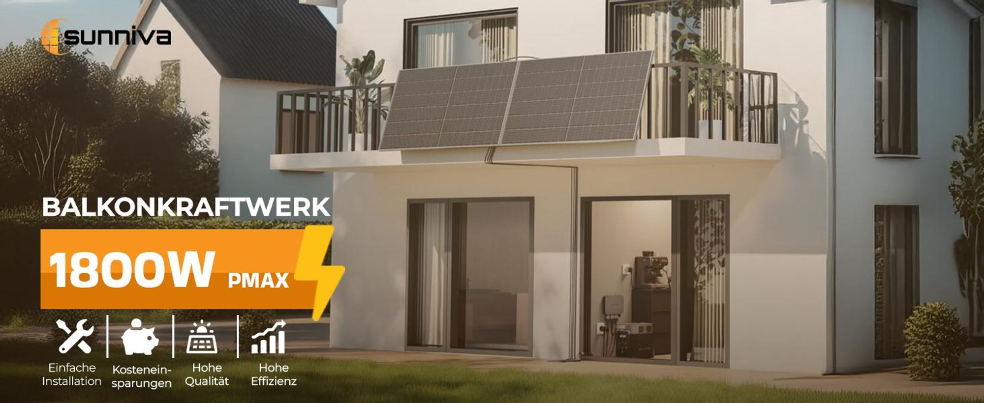Sunniva Balkonkraftwerk 1800W
