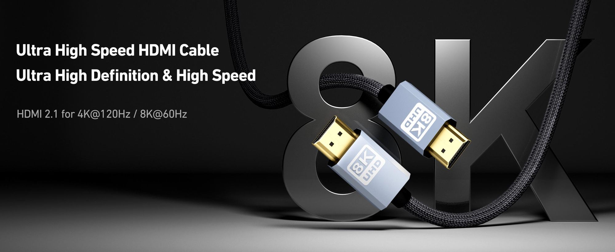BENFEI HDMI-Kabel 8K HDMI Kabel 1.8m 48Gbps Ultra High Speed