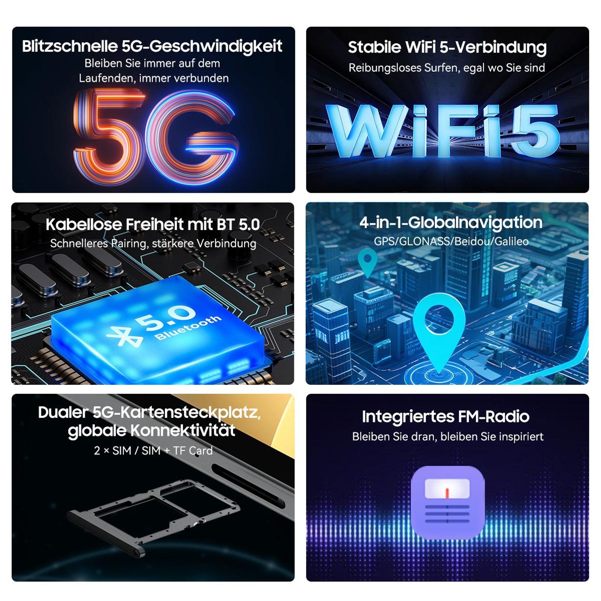 Blackview Zeno10 11“, Dual 5G SIM, 8800mAh, mit Camera, 24GB(6+18) RAM+128GB ROM, Android 15, mit Tastatur/Maus/Stift/Hülle usw.