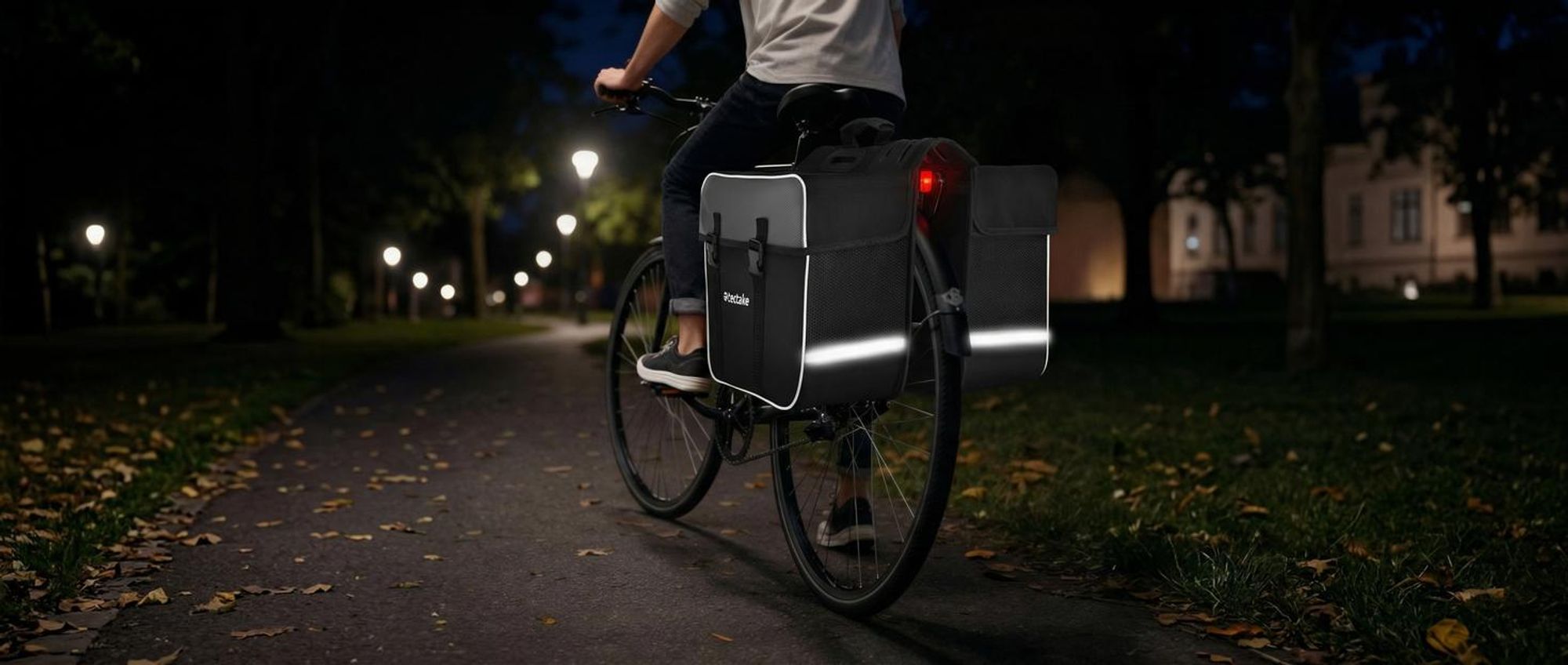 Set Fahrradtasche Georg und Fahrradrahmentasche große Fahrradtasche mit 2 Fächern wasserabweisend und robust