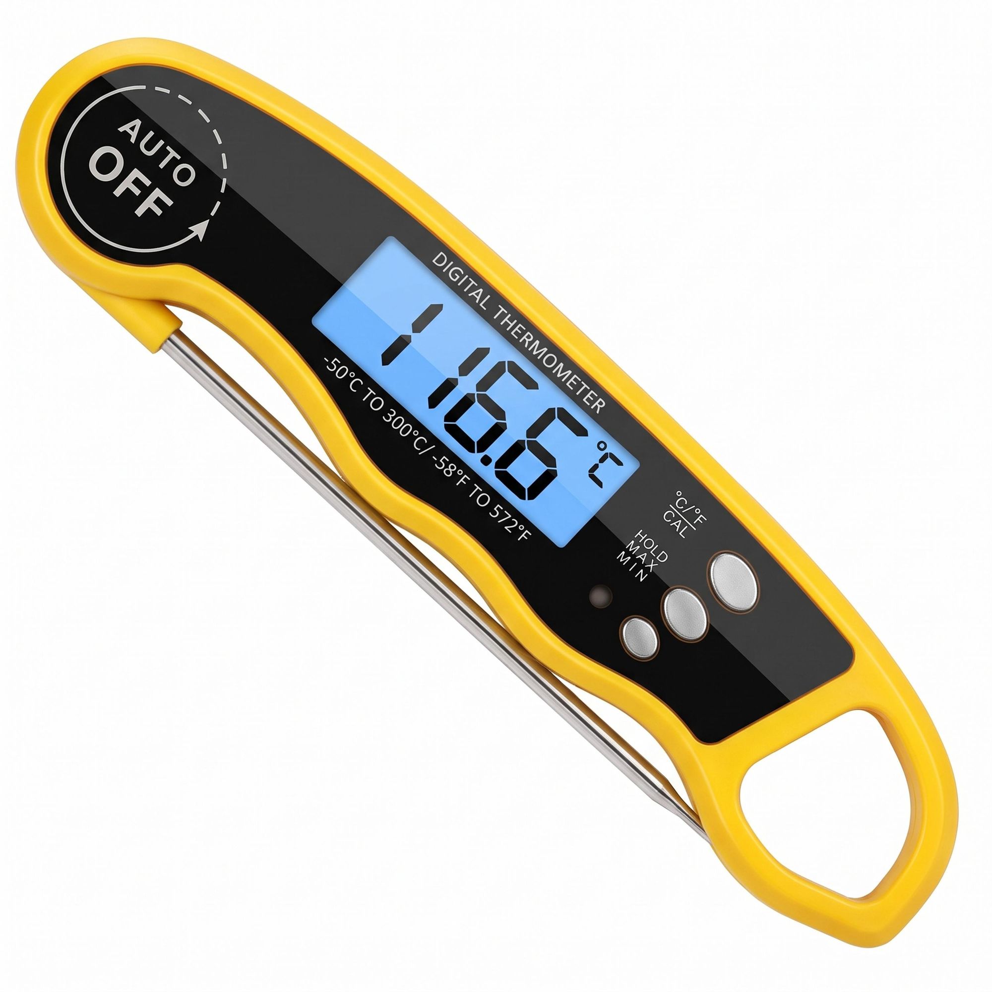 Digitales Küchenthermometer Braten BBQ Koch Thermometer Haushaltsthermometer Küche Universales Kochthermometer Fleischthermometer Fleisch Ofen Retoo
