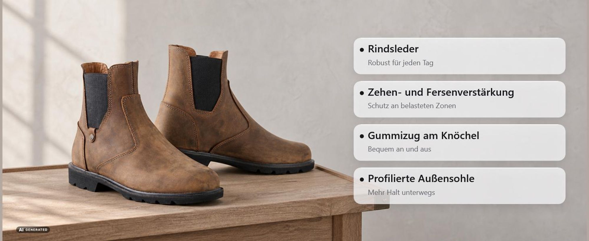 Bogotto Chelsea Motorrad Stiefel, schwarz, 45