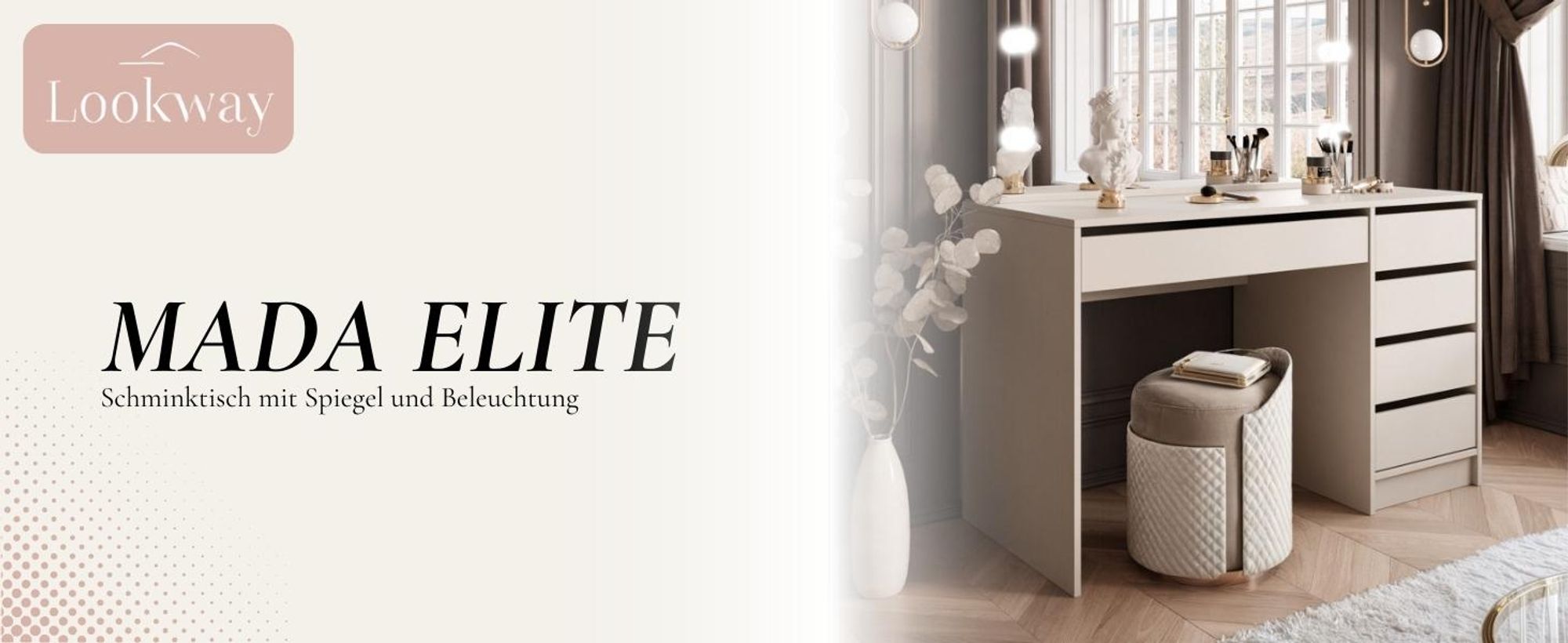 Eleganter Schminktisch MADA ELITE