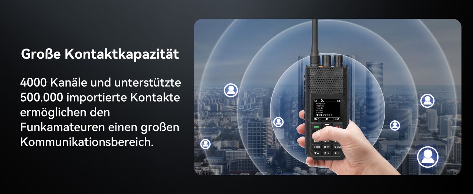 Retevis Ailunce H1 DMR Amateurfunk, APRS/GPS Funkgerät,  Typ-C Wiederaufladbar, Dualband Walkie Talkie für Amateurveranstaltungen (1 Stück)
