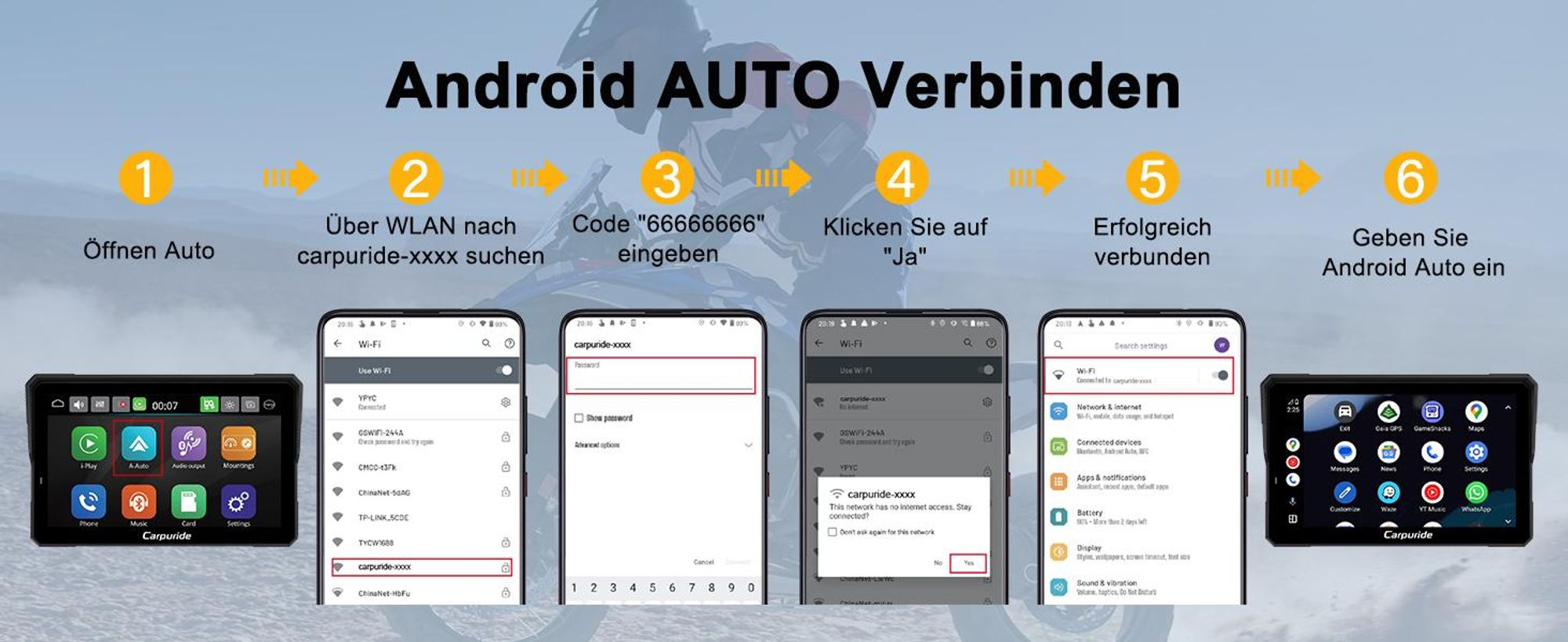 Android Auto Verbinden