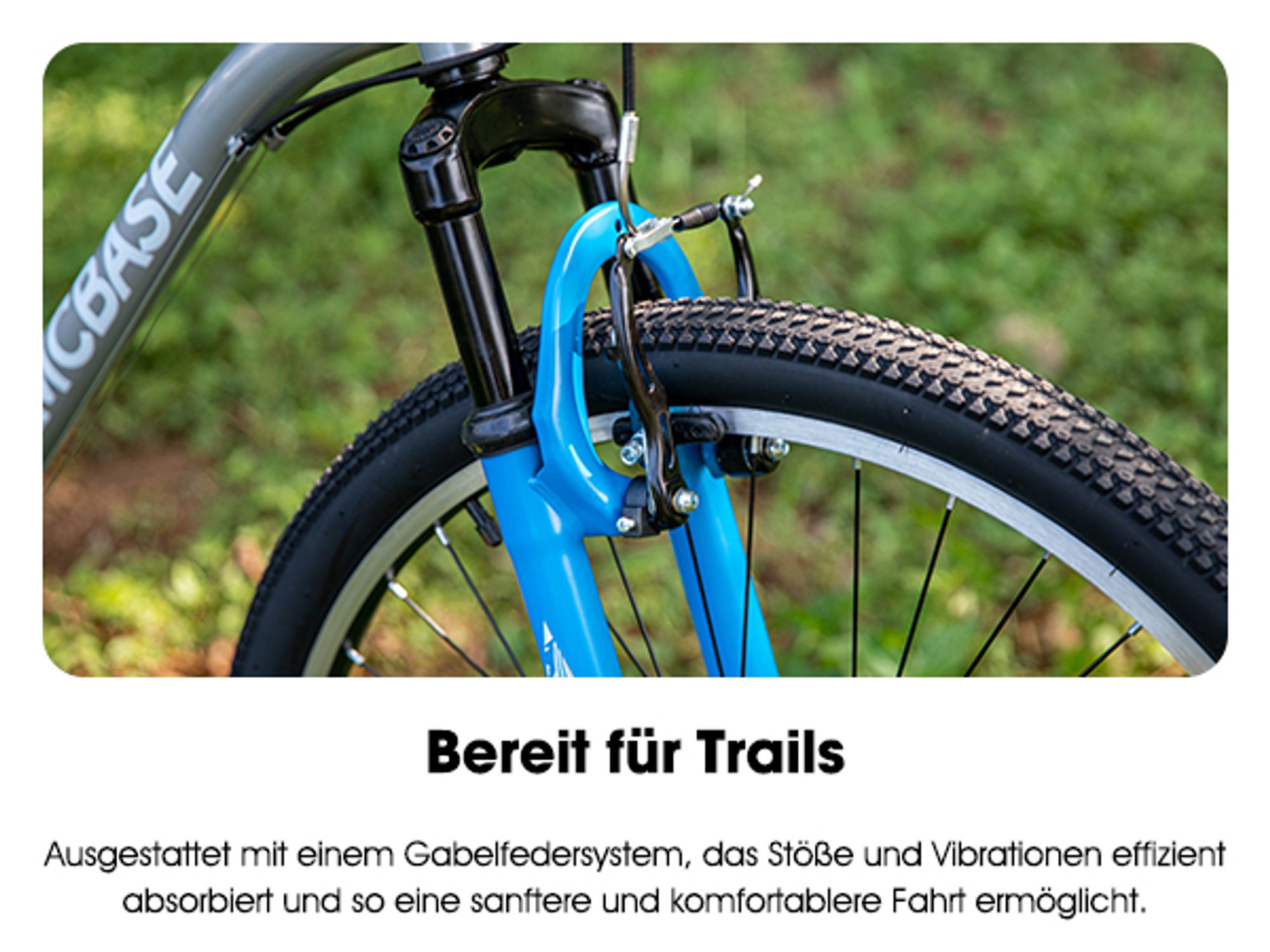 HILAND Mountainbike 27,5 Zoll MTB Herren Damen, mit 21 Gang Shimano, V-Bremse, Hardtail Fahrrad, Fahrräder für studentische Pendler, Blau