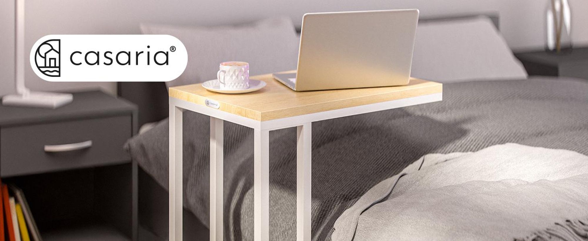 CASARIA Beistelltisch Couch 50x35cm Holz