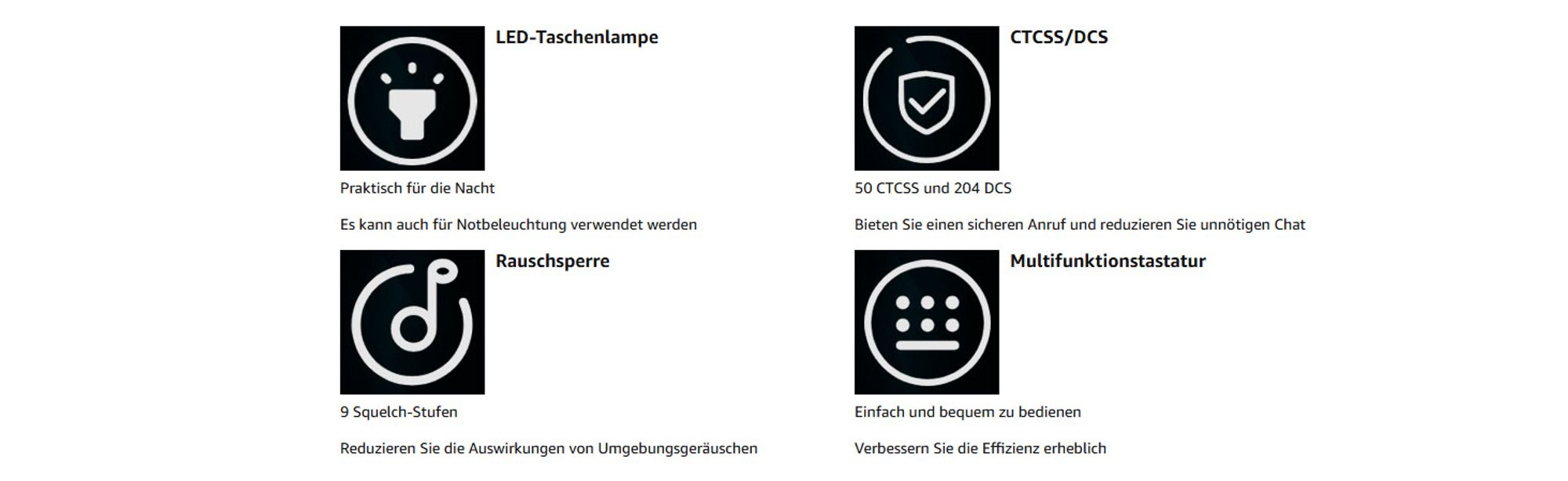 Retevis RA685 Amateurfunkgerät, Dual Band Funkgeräte mit 1800 mAh Batterie, Langstrecken Walkie Talkie für Erwachsene mit 128 Kanälen USB Ladegerät 2X