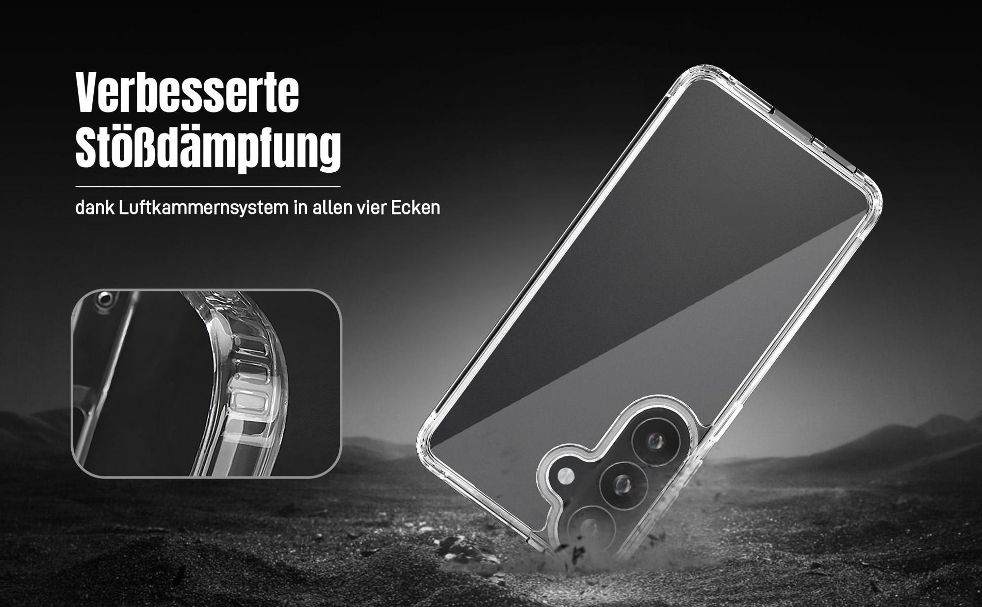 Passgenaues Case für Samsung Galaxy S26 FE mit verbesserter Stoßdämpfung
