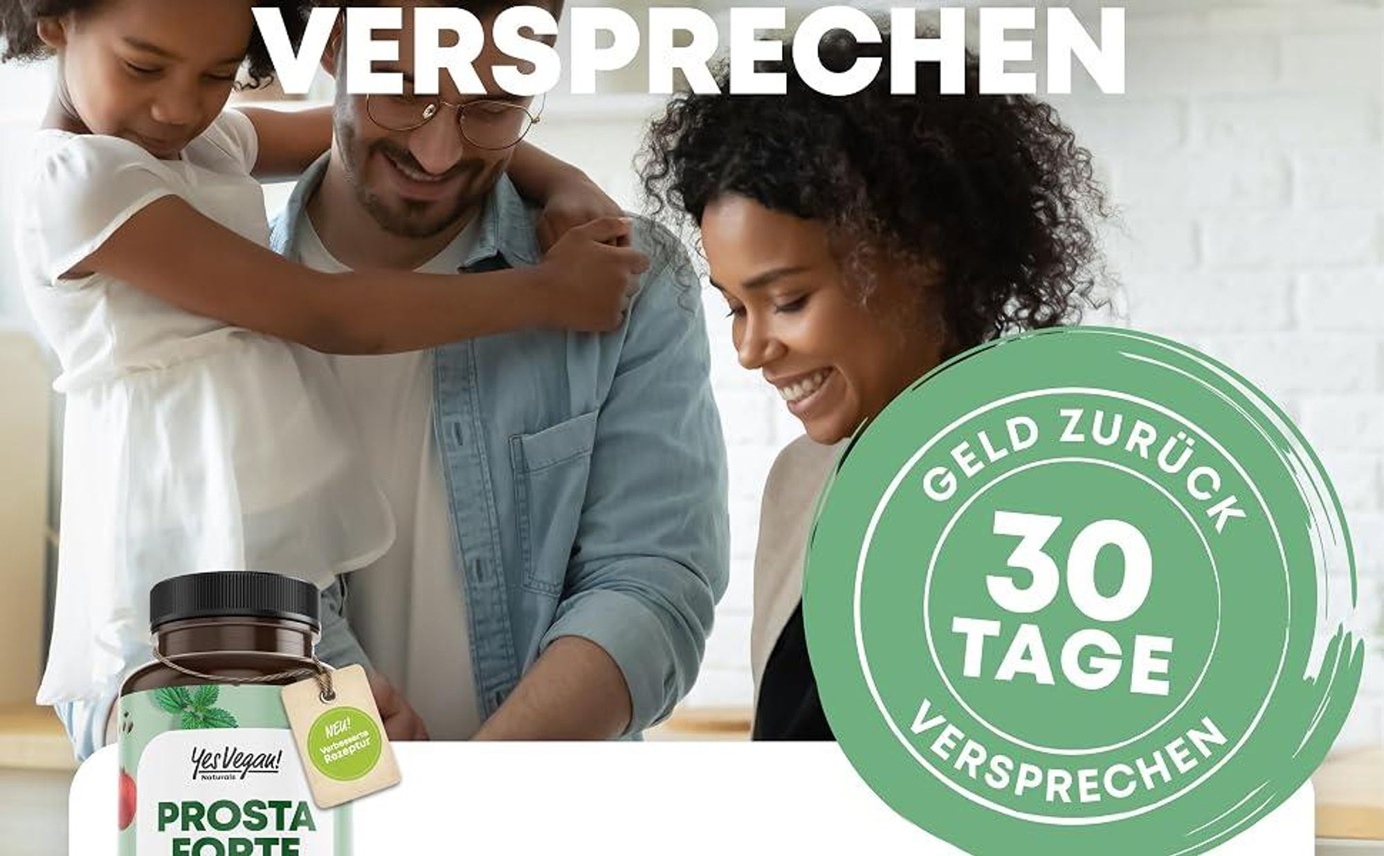 Prosta Forte Männer Komplex (180 Kapseln = 90 Tage) Sägepalme, Kürbiskern, Brennnesselwurzel, Zink